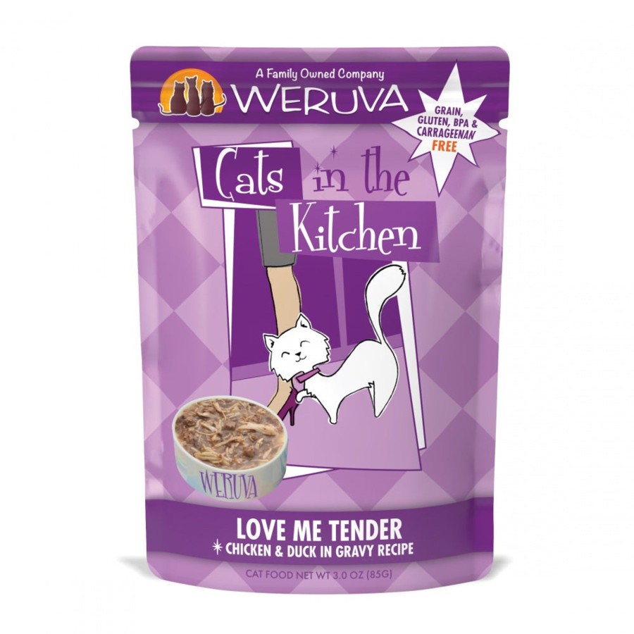 Cat Weruva Wet Food | Weruva Cats In The Kitchen Love Me Tender Pouches Wet Cat Food