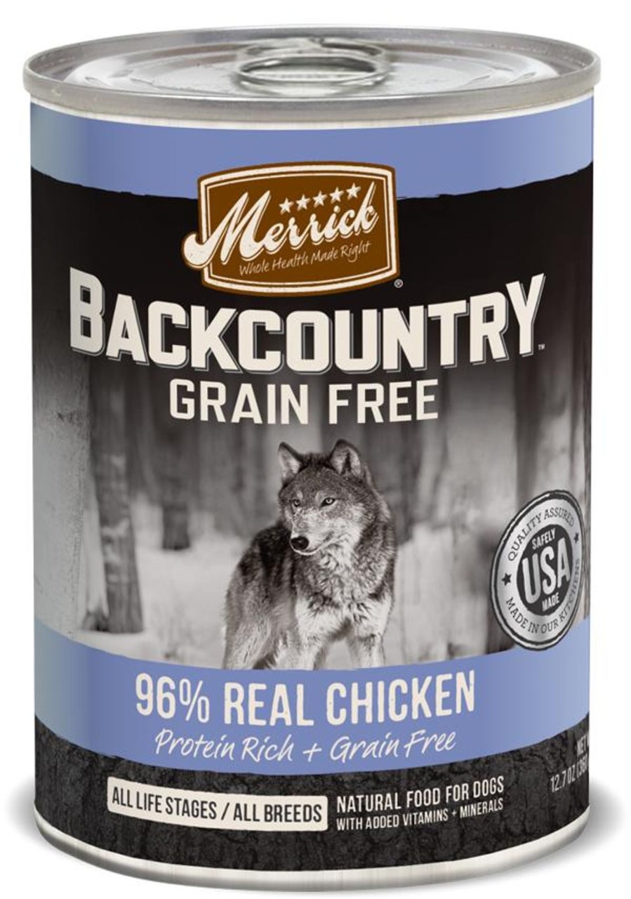 Dog Merrick | Merrick Backcountry Grain Free Backcountry 96% Chicken Recipe Canned Dog Food