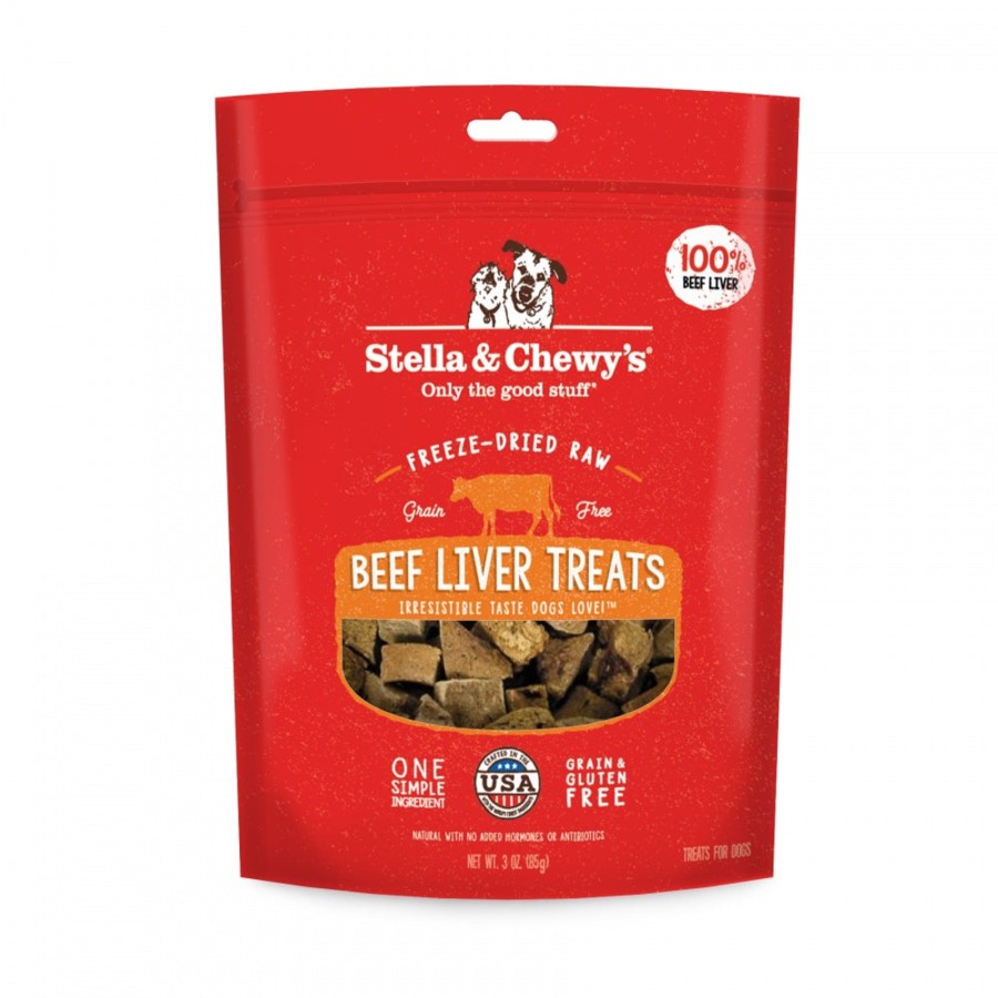 Dog Stella u0026 Chewy's | Stella & Chewy'S Freeze-Dried Raw Beef Liver Dog Treats