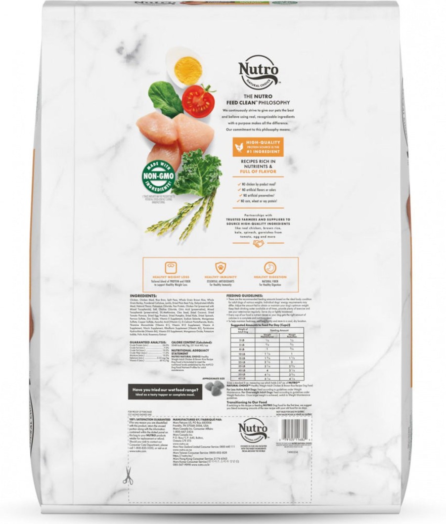 Dog Nutro | Nutro Wholesome Essentials Healthy Weight Adult Farm-Raised Chicken, Lentils & Sweet Potato Dry Dog Food