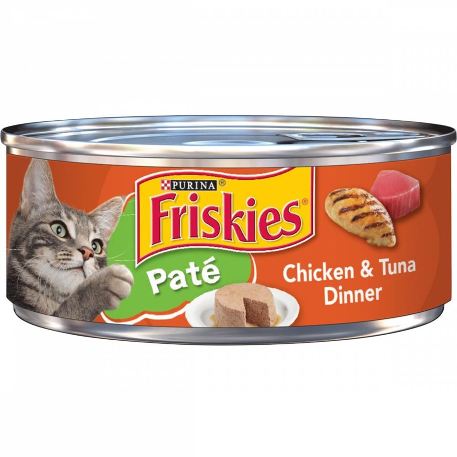 Cat Friskies Wet Food | Friskies Pate Chicken And Tuna Dinner In Sauce Canned Cat Food