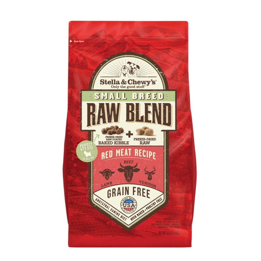 Dog Stella u0026 Chewy's Raw Natural Pet Food Freeze Dried | Stella & Chewy'S Raw Blend Kibble Red Meat Recipe Small Breed Dry Dog Food