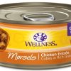 Cat Wellness Wet Food | Wellness Grain-Free Natural Cubed Chicken Recipe Wet Canned Cat Food