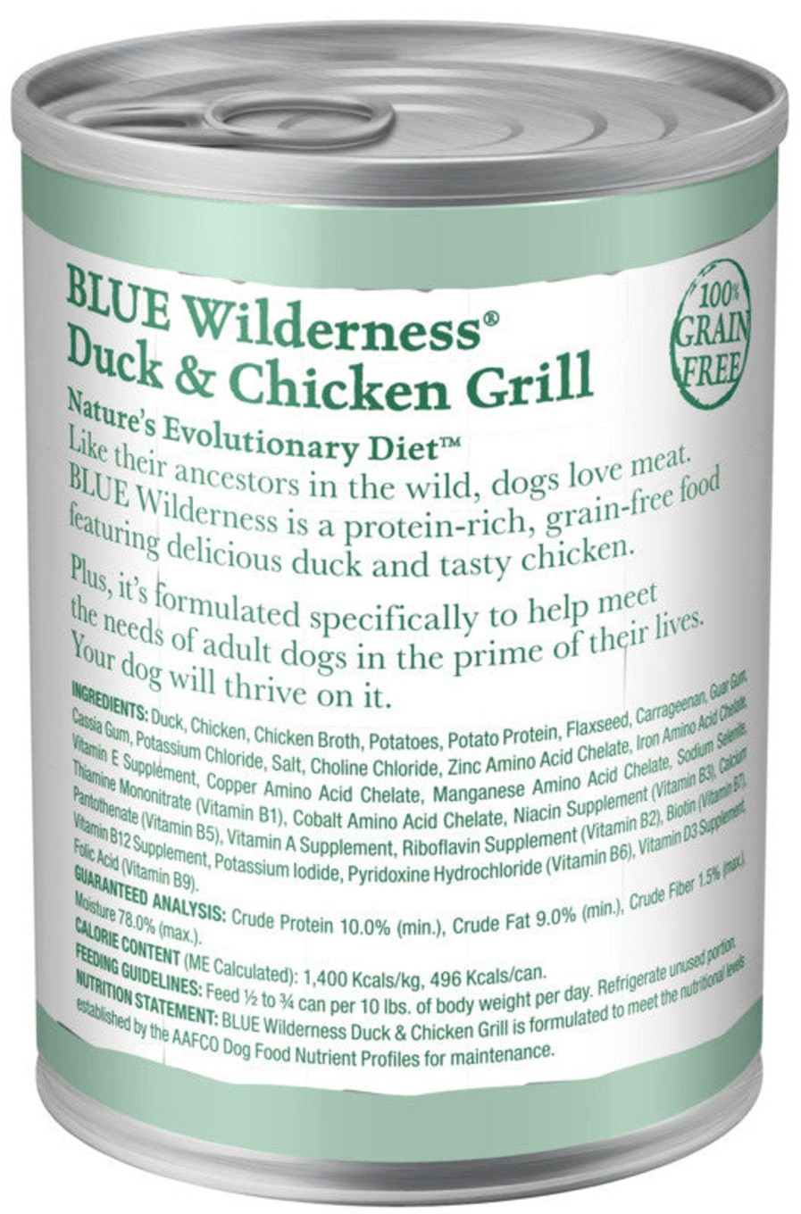 Dog Blue Buffalo Wet Food | Blue Buffalo Wilderness High-Protein Grain-Free Duck & Chicken Grill Adult Canned Dog Food