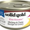 Cat Solid Gold Wet Food | Solid Gold Five Oceans Grain Free Shrimp & Tuna Canned Cat Food