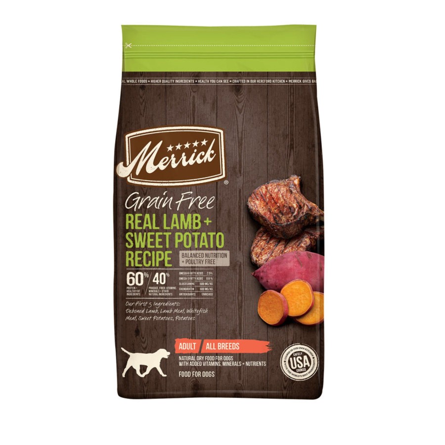 Dog Merrick | Merrick Grain Free Real Lamb & Sweet Potato Recipe Dry Dog Food