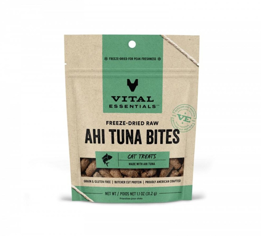 Cat Vital Essentials | Vital Essentials Vital Cat Freeze Dried Ahi Tuna Cat Treats