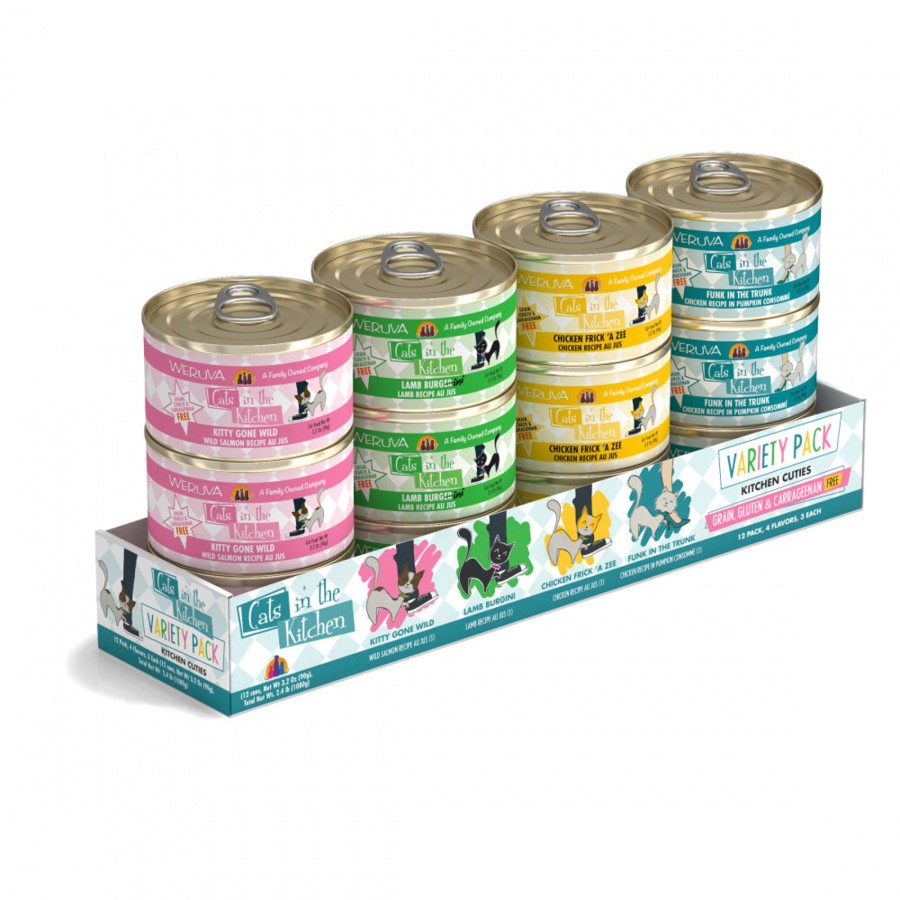 Cat Weruva Wet Food | Weruva Grain Free Cats In The Kitchen Canned Variety Pack