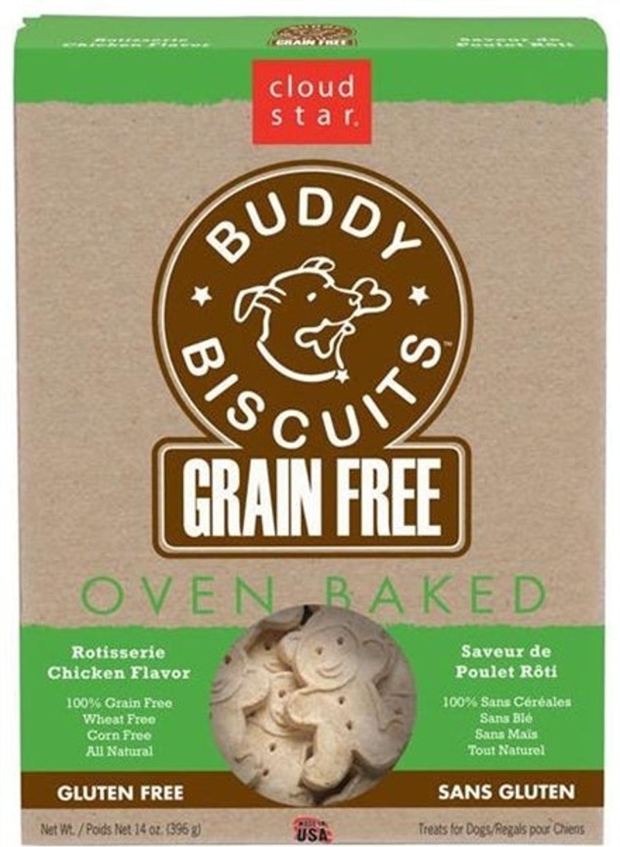 Dog Cloud Star | Cloud Star Buddy Biscuits Grain Free Oven Baked Roasted Chicken Dog Treats