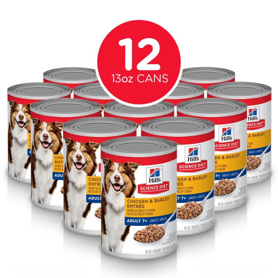 Dog Hill's Science Diet Wet Food | Hill'S Science Diet Adult 7+ Chicken & Barley Entree Canned Dog Food