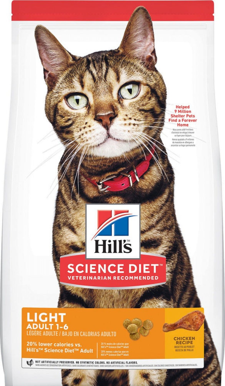 Cat Hill's Science Diet Dry Food | Hill'S Science Diet Adult Light Chicken Recipe Dry Cat Food