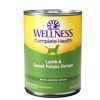 Dog Wellness Wet Food | Wellness Complete Health Natural Lamb And Sweet Potato Recipe Wet Canned Dog Food