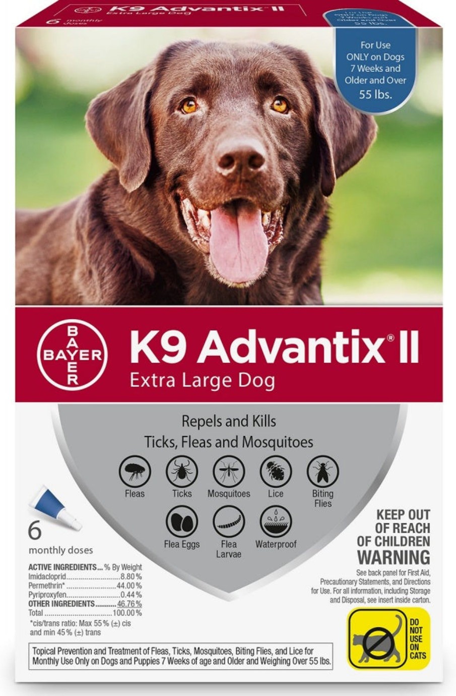 Dog K9 Advantix II | Elanco K9 Advantix Ii Extra Large Dog