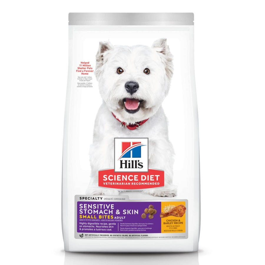 Dog Hill's Science Diet Dry Food | Hill'S Science Diet Sensitive Stomach & Skin Adult Small Bites Chicken Recipe Dry Dog Food