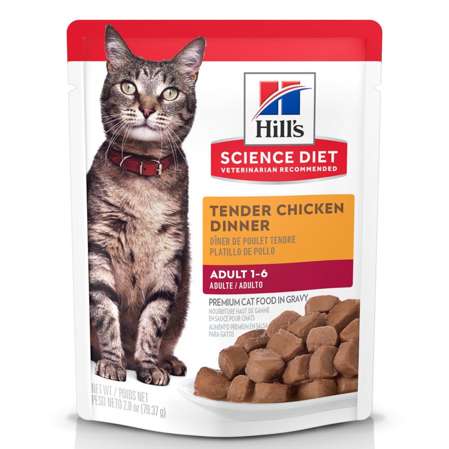 Cat Hill's Science Diet Wet Food | Hill'S Science Diet Tender Chicken Dinner Adult Wet Cat Food