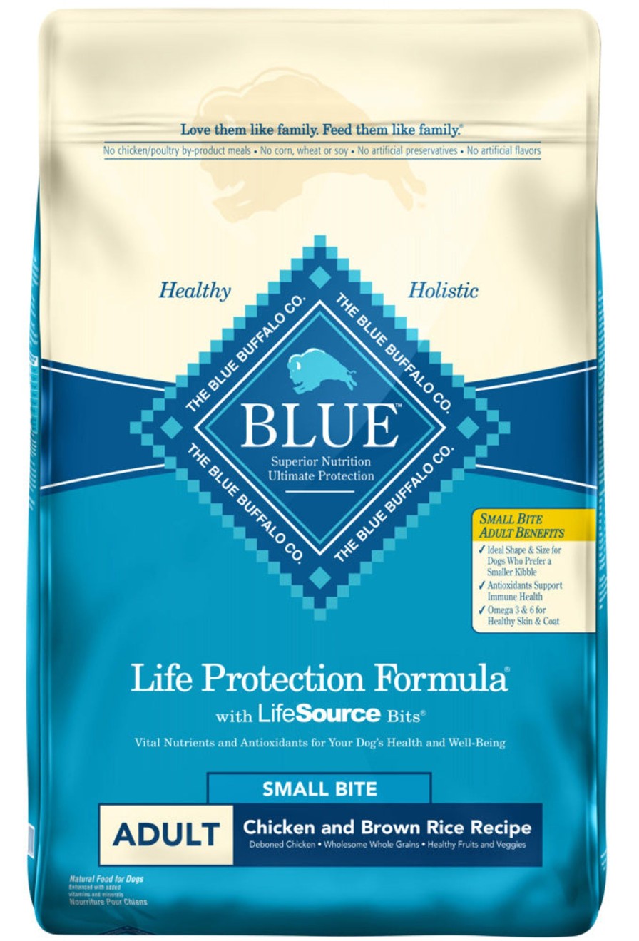 Dog Blue Buffalo Dry Food | Blue Buffalo Life Protection Formula Small Bite Adult Chicken & Brown Rice Recipe Dry Dog Food