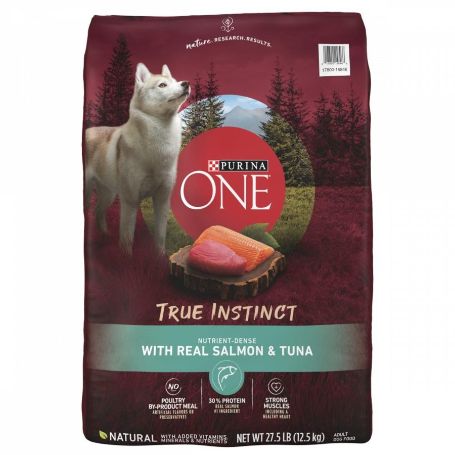 Dog Purina ONE | Purina One Smartblend True Instinct Real Salmon & Tuna Adult Premium Dry Dog Food