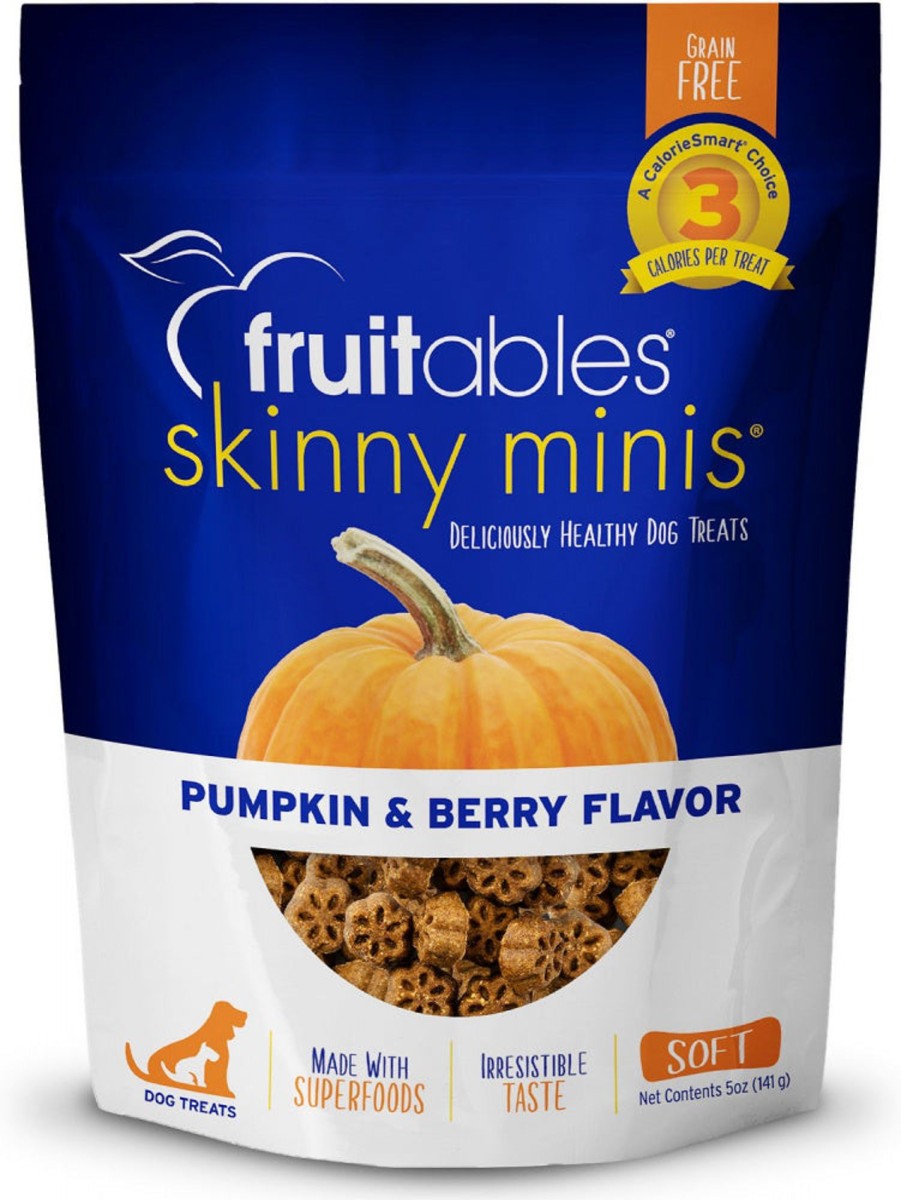 Dog Fruitables | Fruitables Skinny Mini Pumpkin & Blueberry Dog Treats