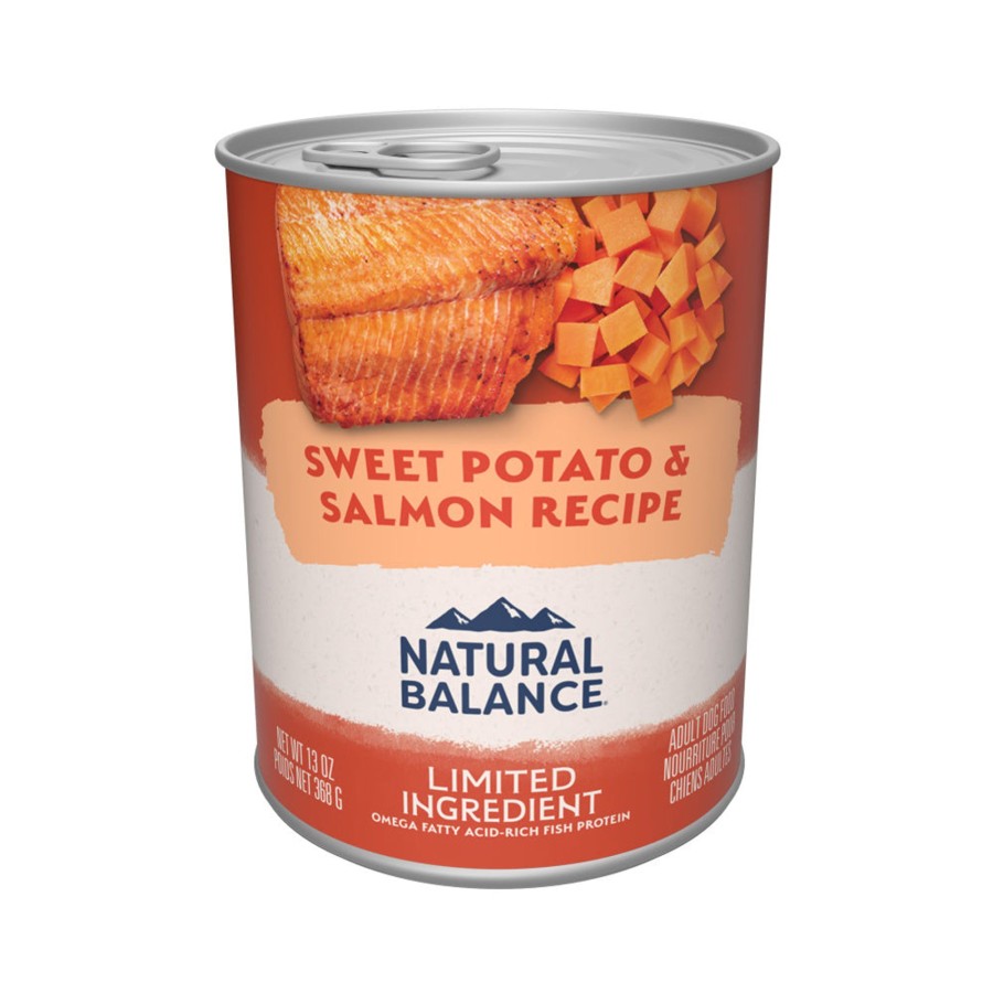 Dog Natural Balance Wet Food | Natural Balance Limited Ingredient Grain Free Sweet Potato & Salmon Recipe Wet Canned Dog Food