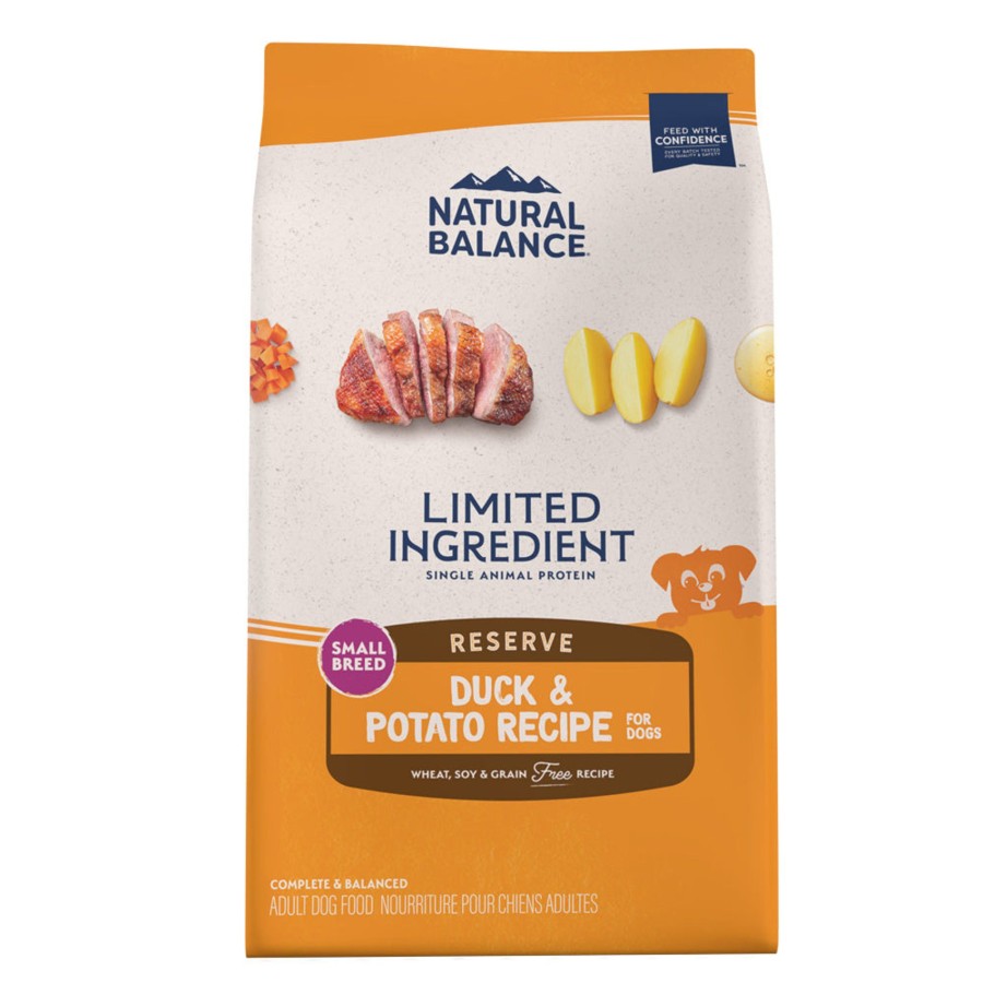 Dog Natural Balance | Natural Balance Limited Ingredient Reserve Grain Free Duck & Potato Small Breed Recipe Dry Dog Food