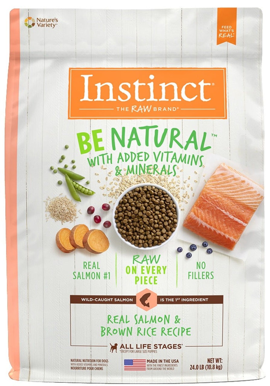 Dog Nature's Variety | Instinct Be Natural Salmon & Brown Rice Recipe Dry Dog Food