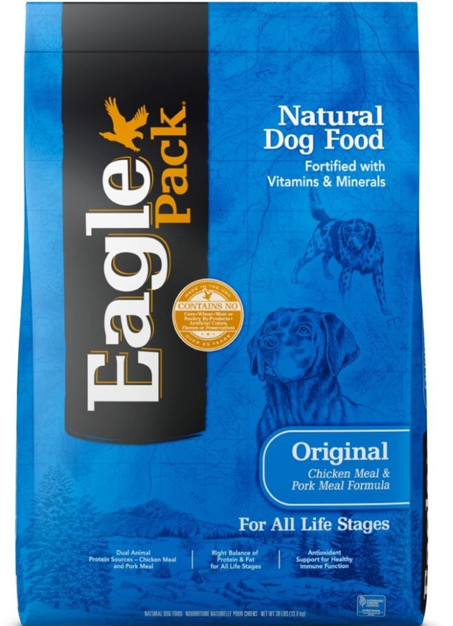 Dog Eagle Pack Dry Food | Eagle Pack Natural Chicken And Pork Meal Formula Dry Dog Food