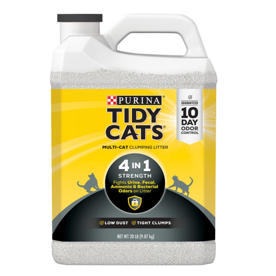 Cat Tidy Cats | Tidy Cats 4-In-1 Strength Clumping Cat Litter