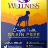 Dog Wellness | Wellness Complete Health Grain Free Large Breed Deboned Chicken And Chicken Meal Recipe Dry Dog Food