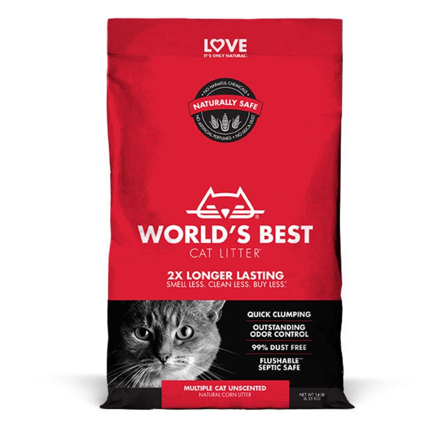 Cat World's Best | World'S Best Multiple Cat Clumping Formula Cat Litter