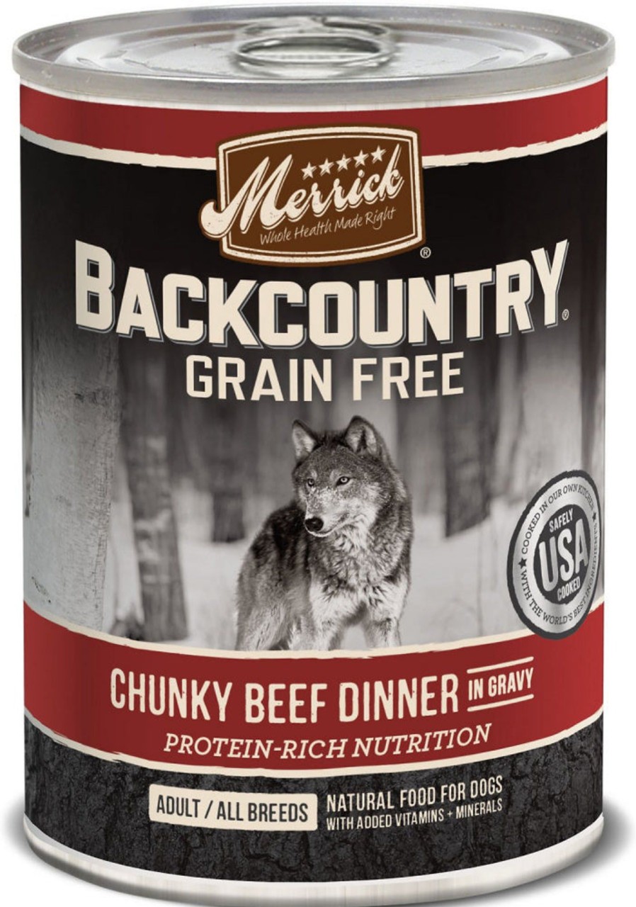 Dog Merrick | Merrick Backcountry Grain Free Chunky Beef Canned Dog Food