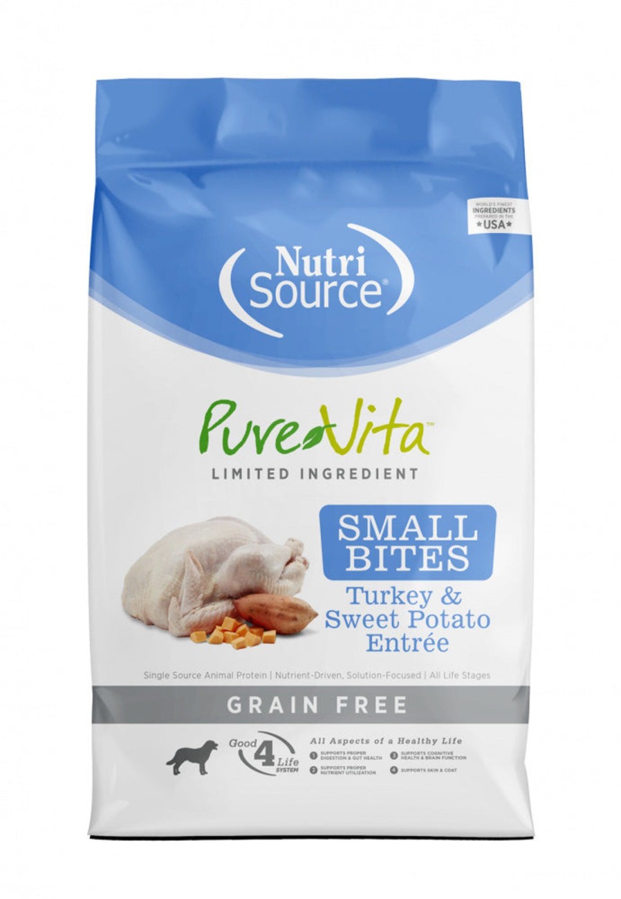 Dog PureVita Dry Food | Purevita Small Bites Grain Free Turkey & Sweet Potato Recipe Dry Dog Food