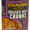 Dog Evangers | Evanger'S Hand Packed Grain Free Braised Beef Chunks With Gravy Canned Dog Food