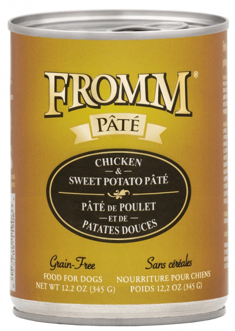 Dog Fromm Wet Food | Fromm Chicken & Sweet Potato Pate Grain Free Canned Dog Food