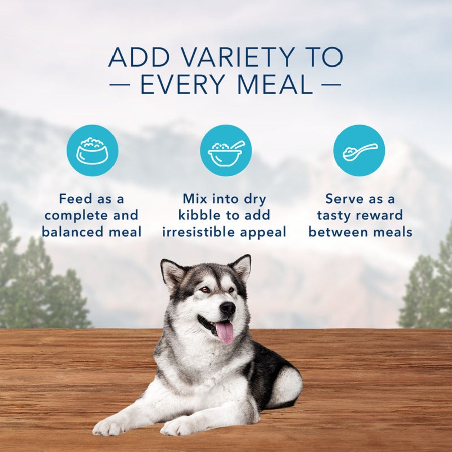 Dog Blue Buffalo Wet Food | Blue Buffalo Wilderness High-Protein Grain-Free Chicken & Salmon Grill Adult Canned Dog Food