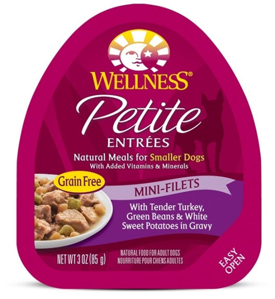 Dog Wellness | Wellness Petite Entrees Mini-Filets Grain Free Tender Turkey Recipe Wet Dog Food