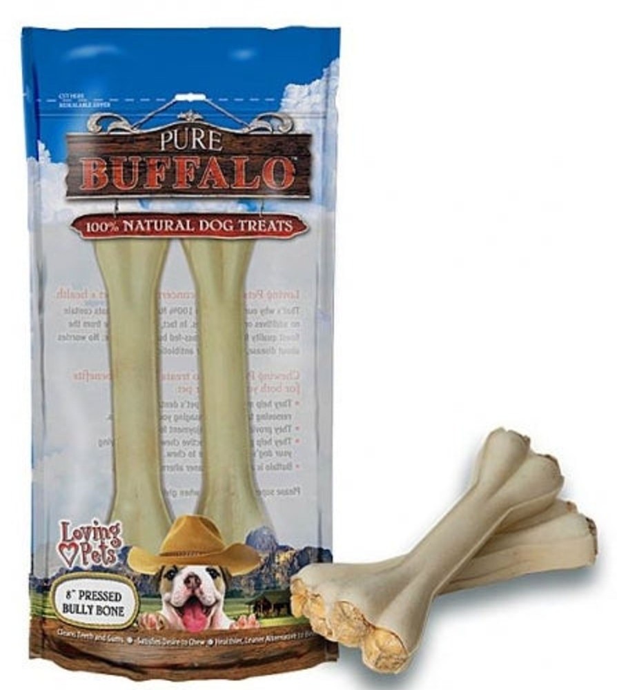 Dog Loving Pets | Pure Buffalo Pressed Bully Bone