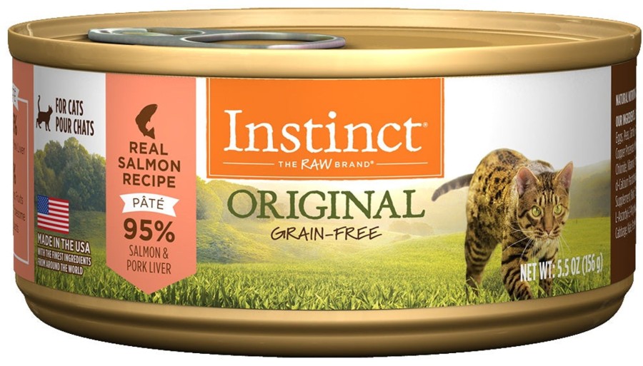 Cat Nature's Variety Wet Food | Instinct Grain Free Salmon Formula Canned Cat Food