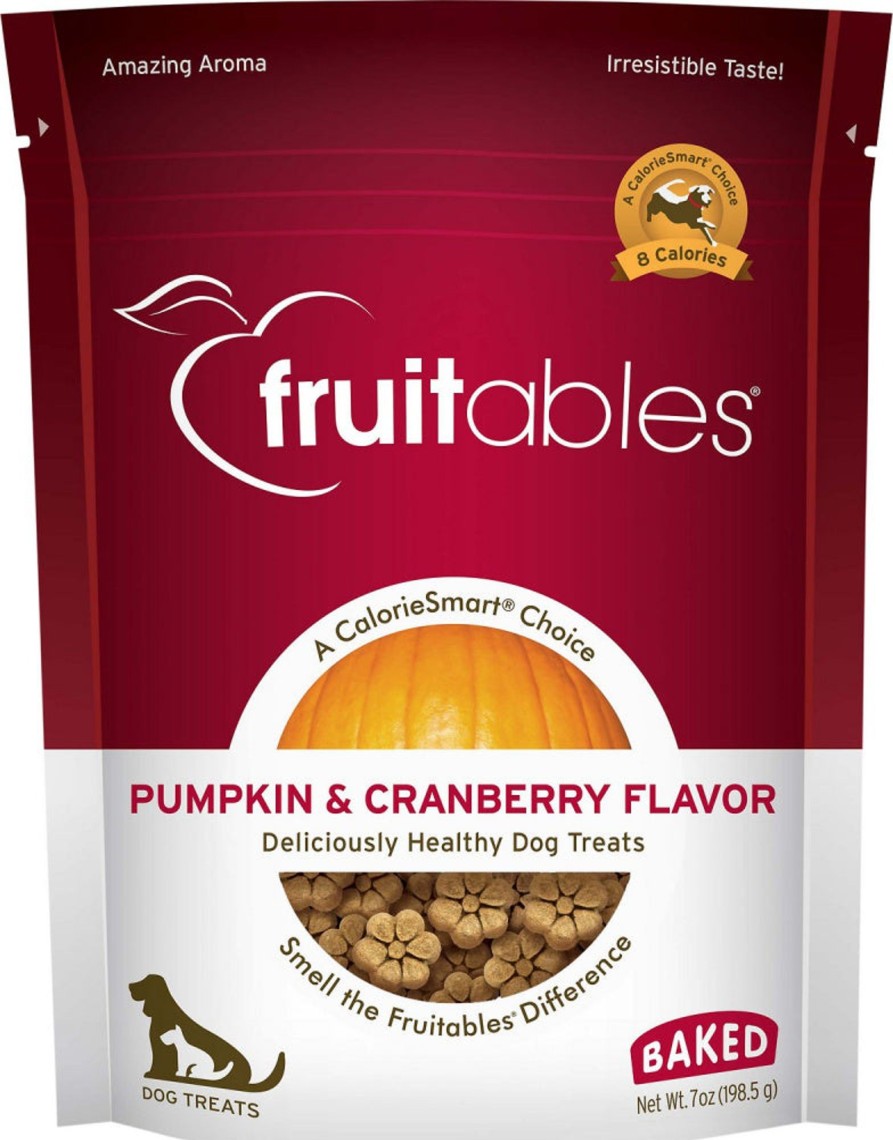 Dog Fruitables | Fruitables Crunchy Pumpkin & Cranberry Dog Treats