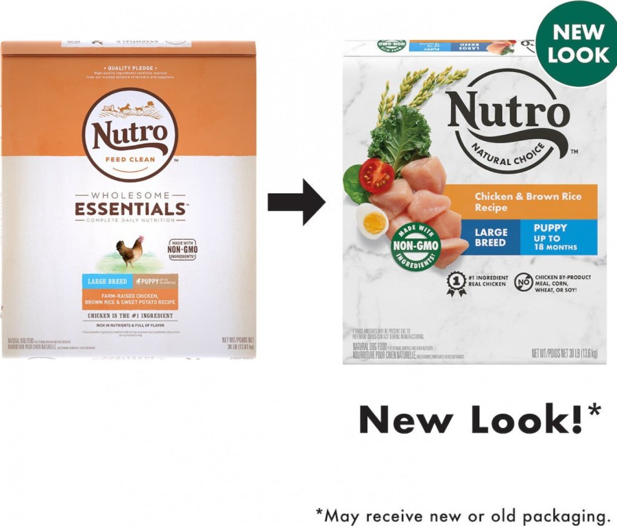 Dog Nutro | Nutro Wholesome Essentials Large Breed Puppy Farm-Raised Chicken, Brown Rice & Sweet Potato Dry Dog Food