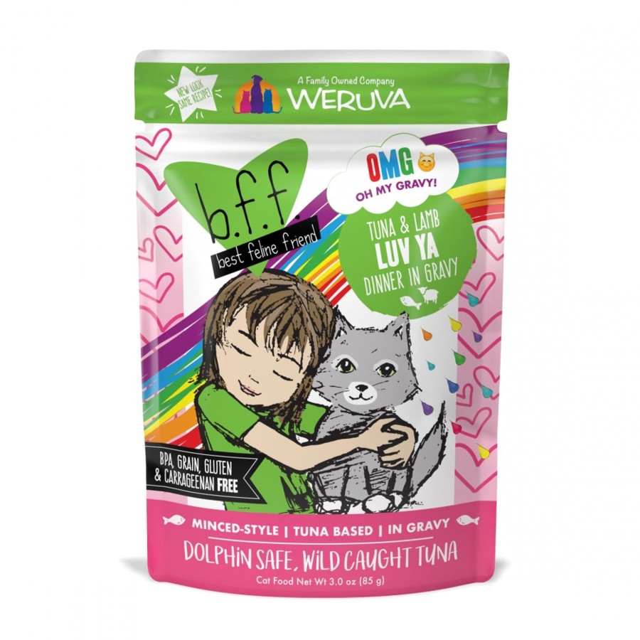 Cat Weruva Wet Food | Weruva Bff Tuna & Lamb Luv Ya Recipe Pouches Wet Cat Food