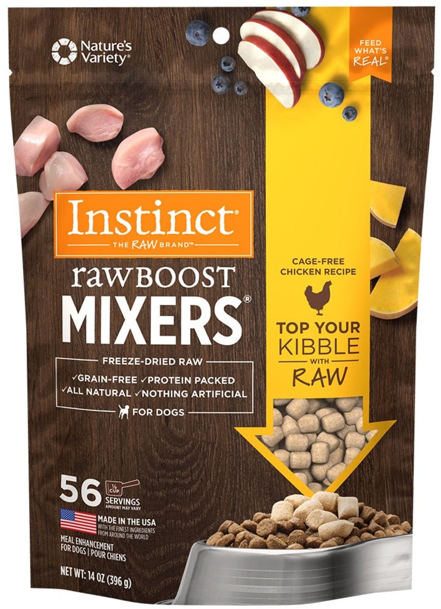 Dog Nature's Variety Freeze Dried | Instinct Raw Boost Mixers Grain Free Freeze-Dried Raw Chicken Dog Food Topper