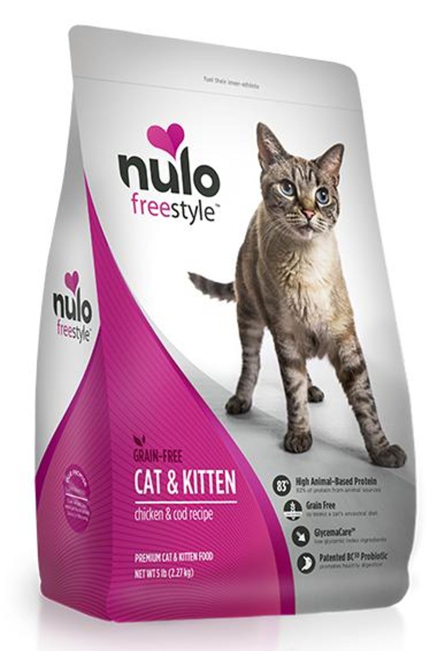 Cat Nulo Dry Food | Nulo Freestyle Cat And Kitten Grain Free Chicken And Cod Recipe Dry Cat Food