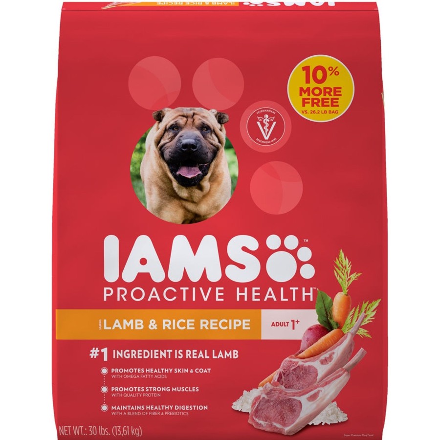 Dog IAMS | Iams Proactive Health Adult Lamb Meal And Rice Formula Dry Dog Food