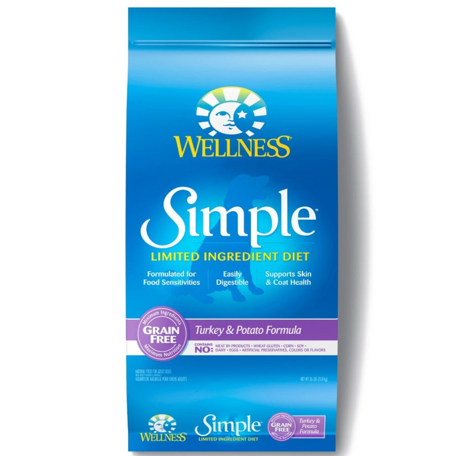 Dog Wellness Dry Food | Wellness Simple Grain Free Natural Limited Ingredient Diet Diet Turkey And Potato Recipe Dry Dog Food