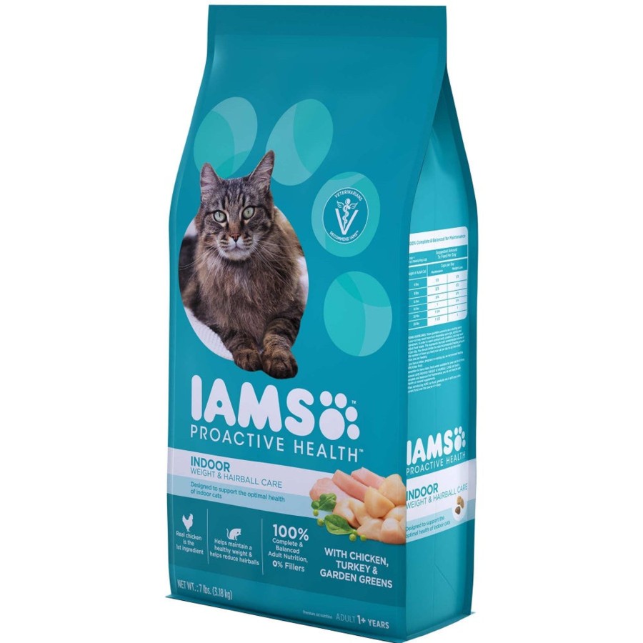 Cat IAMS Dry Food | Iams Proactive Health Indoor Weight And Hairball Care Dry Cat Food