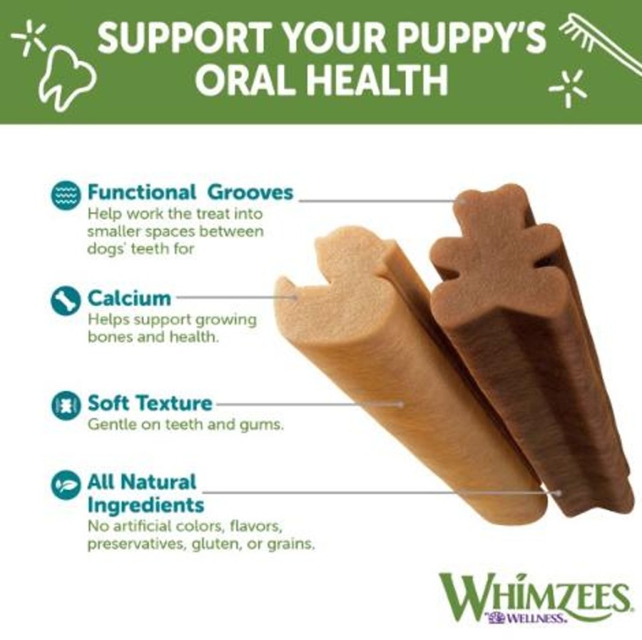 Dog Whimzees | Whimzees Puppy Dental Chew Dog Treats