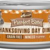 Cat Merrick Wet Food | Merrick Purrfect Bistro Thanksgiving Day Dinner Grain Free Canned Cat Food