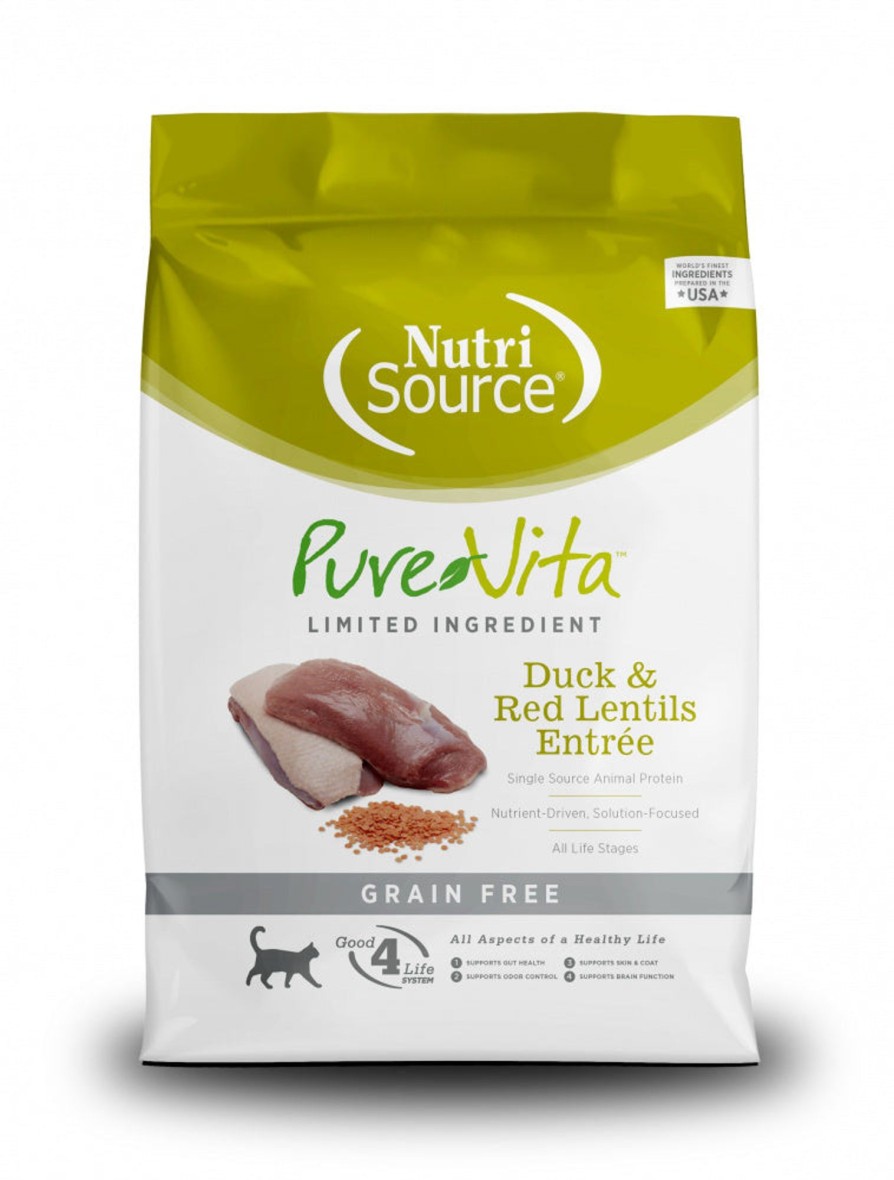 Cat PureVita Dry Food | Purevita Grain Free Duck & Red Lentils Dry Cat Food