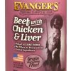 Dog Evangers Wet Food | Evangers Classic Beef With Chicken And Liver Canned Dog Food