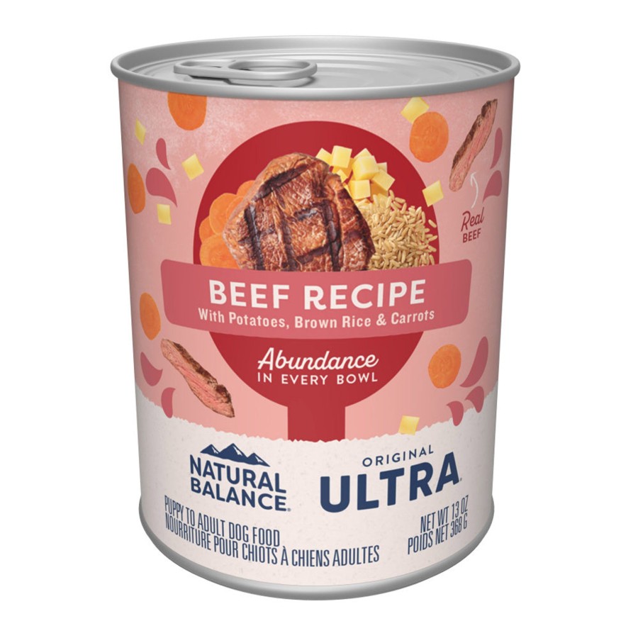 Dog Natural Balance | Natural Balance Original Ultra Beef Recipe Canned Wet Dog Food